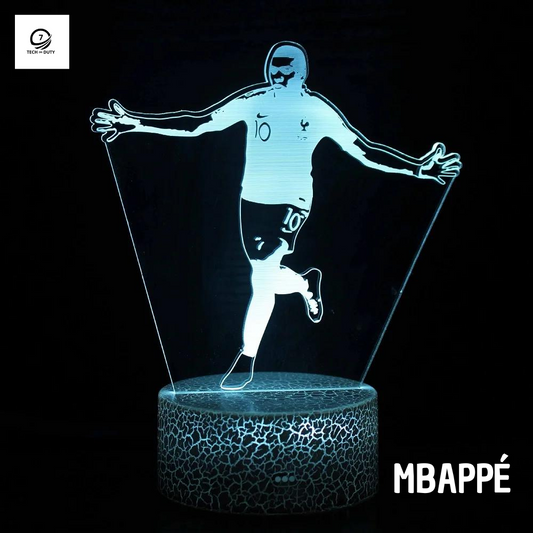 Footballer Mbappe LED 3D