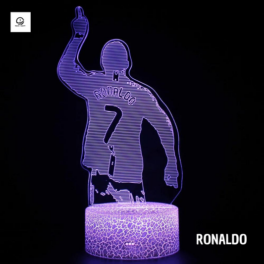 Footballer Cristiano LED 3D